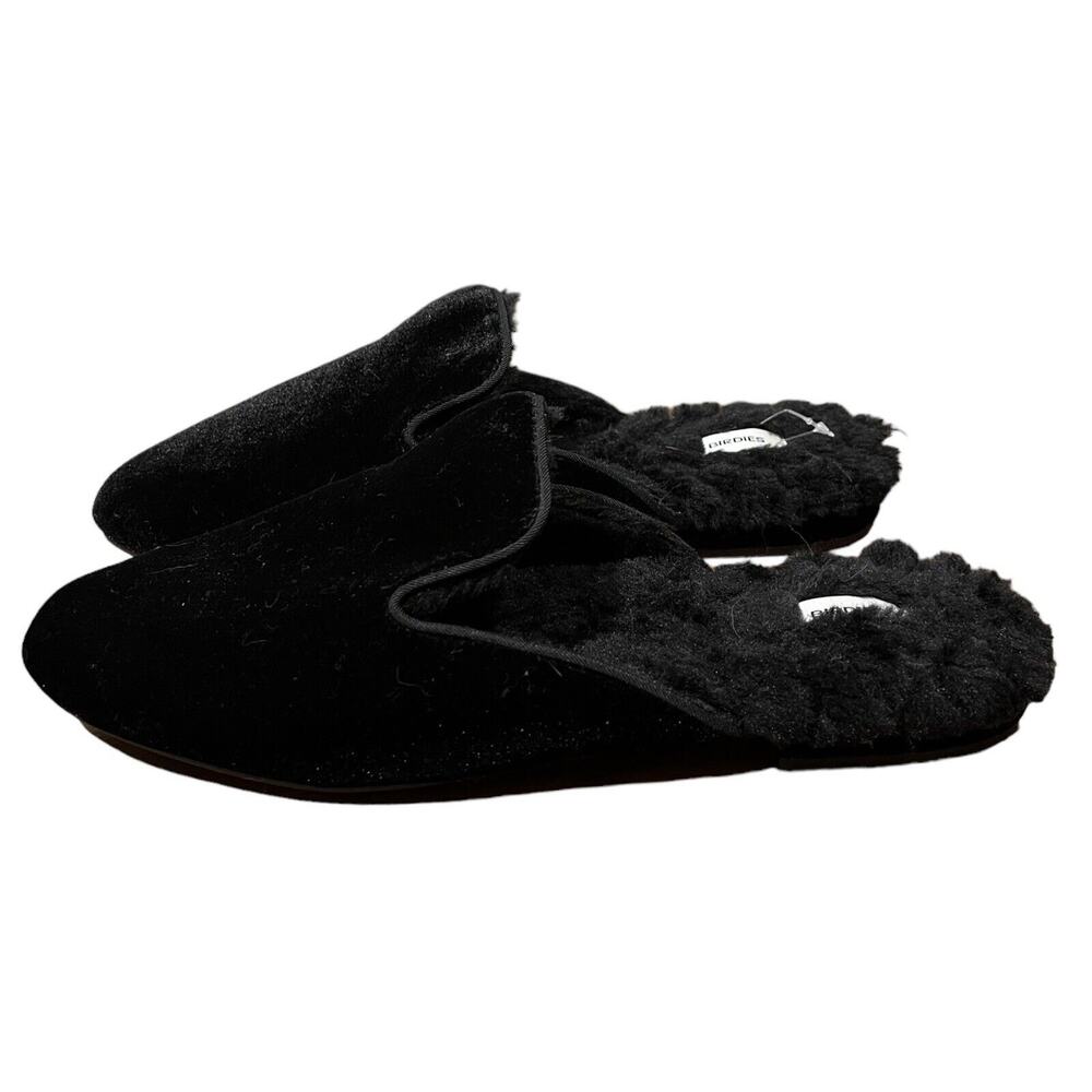 Birdies Black Velvet Flats